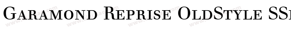 Garamond Reprise OldStyle SSi Normal字体转换